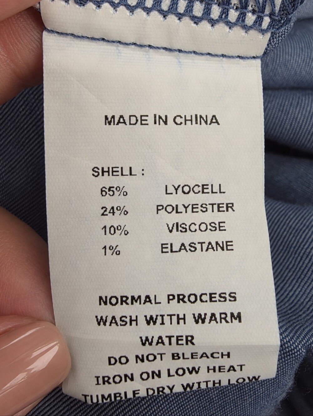 Simplee Blue Lyocell Blend Mini Dress M Tiered Pockets Boho Prairie - Picture 15 of 15